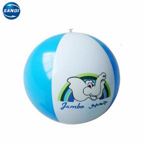 Promotional custom pvc plastic inflatable beach ball with LOGO