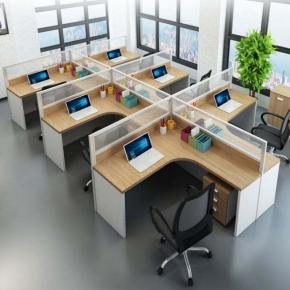High Quality Modern Convertible Modular Workstations Business Office Desks Wooden Panel Design Eco-Friendly for Office School