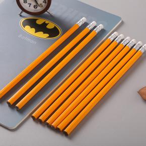 Wholesale School Stationery Supply Standard Pencils HB Wooden Pencil with Custom Logo Printed for Children