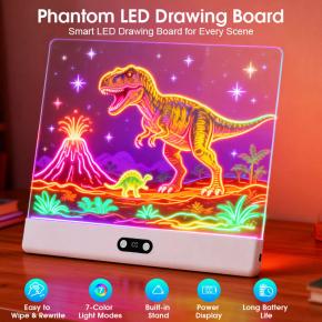 Type-C Charging LED Drawing Board, 1500mAh Portable Light Pad for Tracing, Dimmable Art Craft Copying Board for Kids & Artists