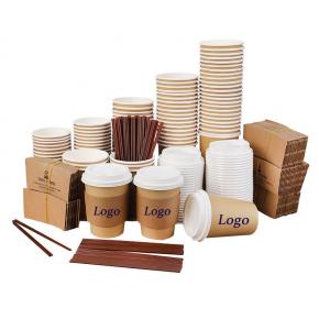 8oz 12oz 16oz 20oz Custom Printed Double Wall Hot Drink Paper Coffee Cup Disposable Take Away Coffee Paper Cups With Lids